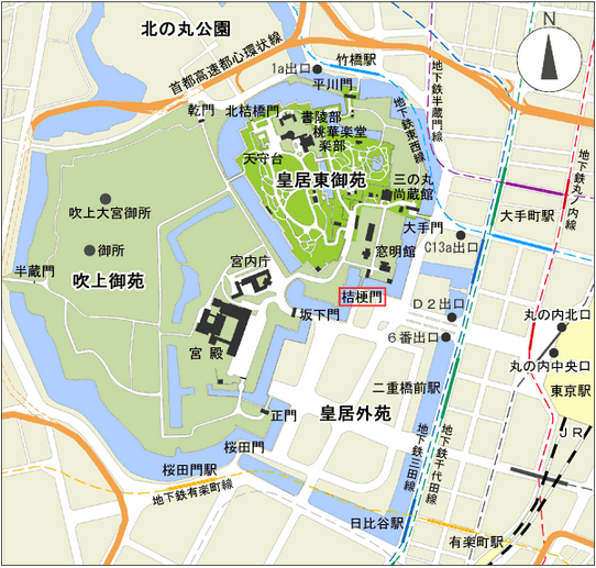 宮内庁地図
